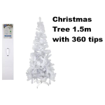 Premium White Christmas Tree - 1.5 metre  